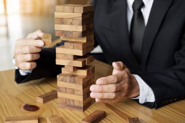İş kavramı planlama, risk ve servet stratejisinde