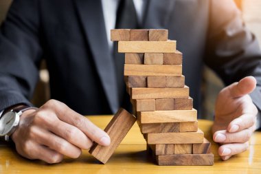 İş kavramı planlama, risk ve servet stratejisinde