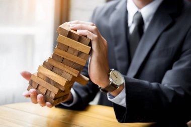 İş kavramı planlama, risk ve servet stratejisinde