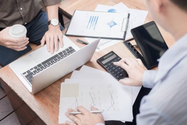 Yönetici iş adam Mali Müfettiş ve sekreter mak