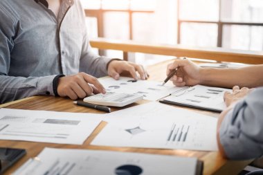 Yönetici iş adam Mali Müfettiş ve sekreter mak