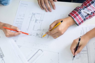 Masada blueprint - Clo ile tartışırken mimar mühendis