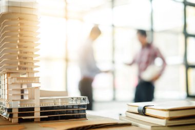 Mimari ofis Resepsiyon arka plan inşaat proje fikirleri 