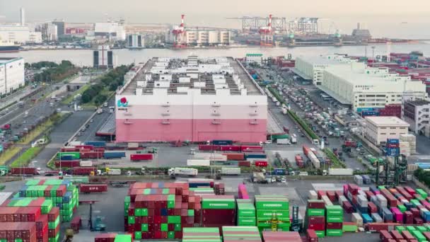 Ginza Tokyo Japon Novembre 2019 Vidéo Time Lapse Working Port — Video