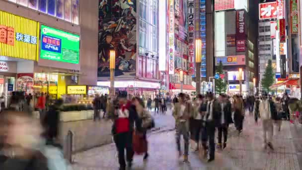 Akihabara Japonya Kasım 2019 Zaman Aşımı Videosu Akihabara Tokyo Tarihi — Stok video