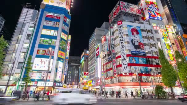 Akihabara Japón Noviembre 2019 Time Lapse Video Chiyoda District Akihabara — Vídeo de stock