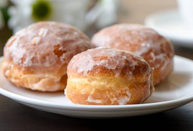 Çörek koyu arka plan