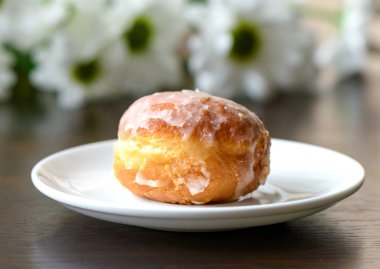 Çörek koyu arka plan