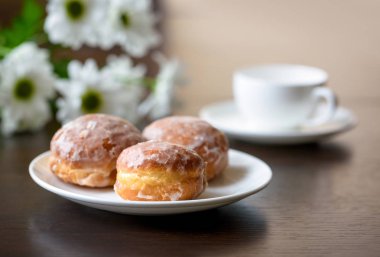 Çiçekli ev yapımı çörek