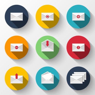 e-posta simgeler kümesi