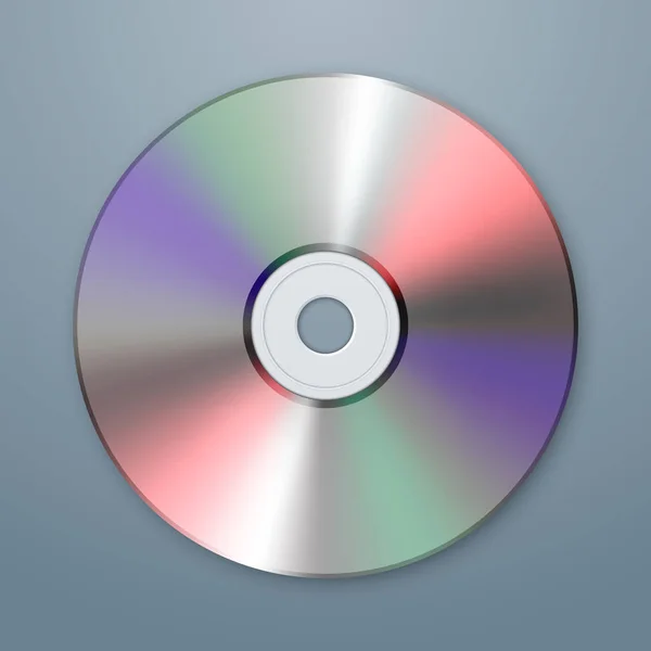 Realistische Vektor-cd-Symbol. Designvorlage. — Stockvektor