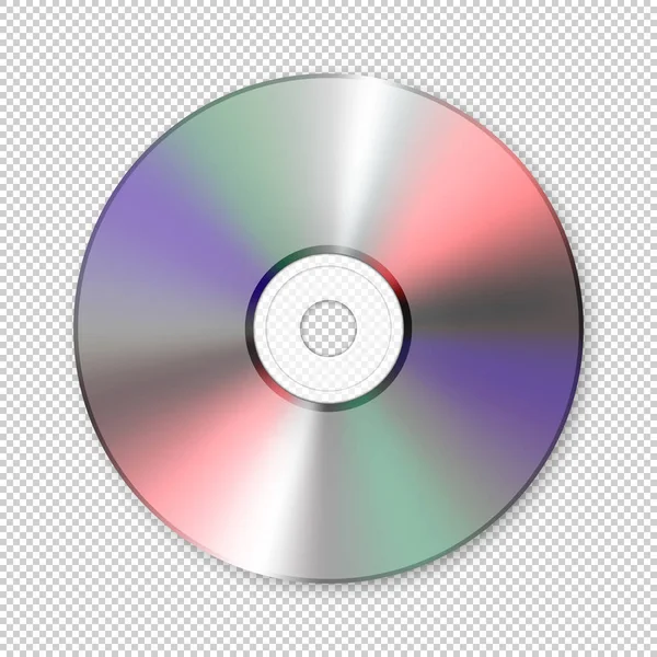 Realistische Vektor-cd-Symbol. Designvorlage. — Stockvektor