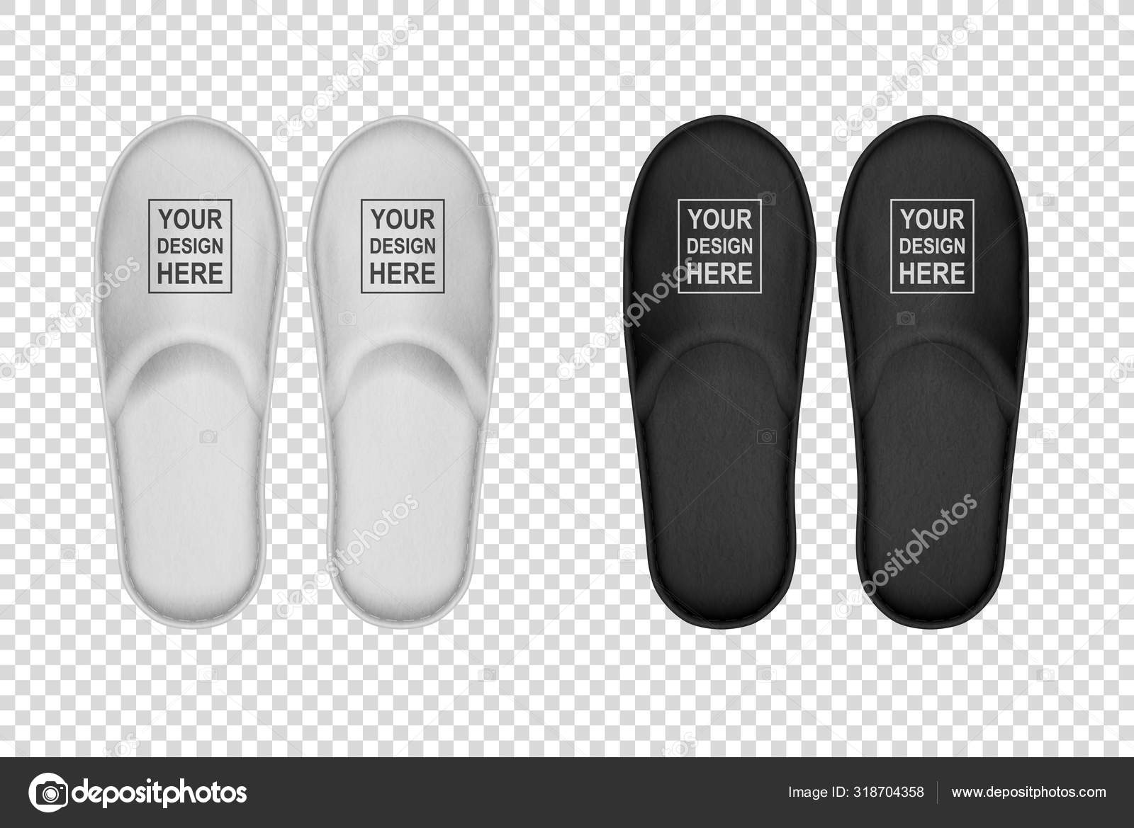 Slippers ( sandals ) vector template illustration Stock Vector Image & Art  - Alamy