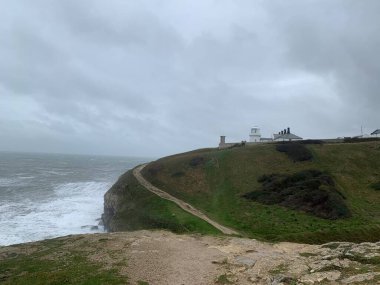 Dorset 'teki Swanage Rıhtımı ve Swanage. Swanage, 2020.
