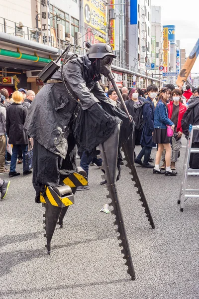 Osaka Japan Березня 2018 Nipponbashi Street Festa Кольоровий Косплей Фестиваль — стокове фото