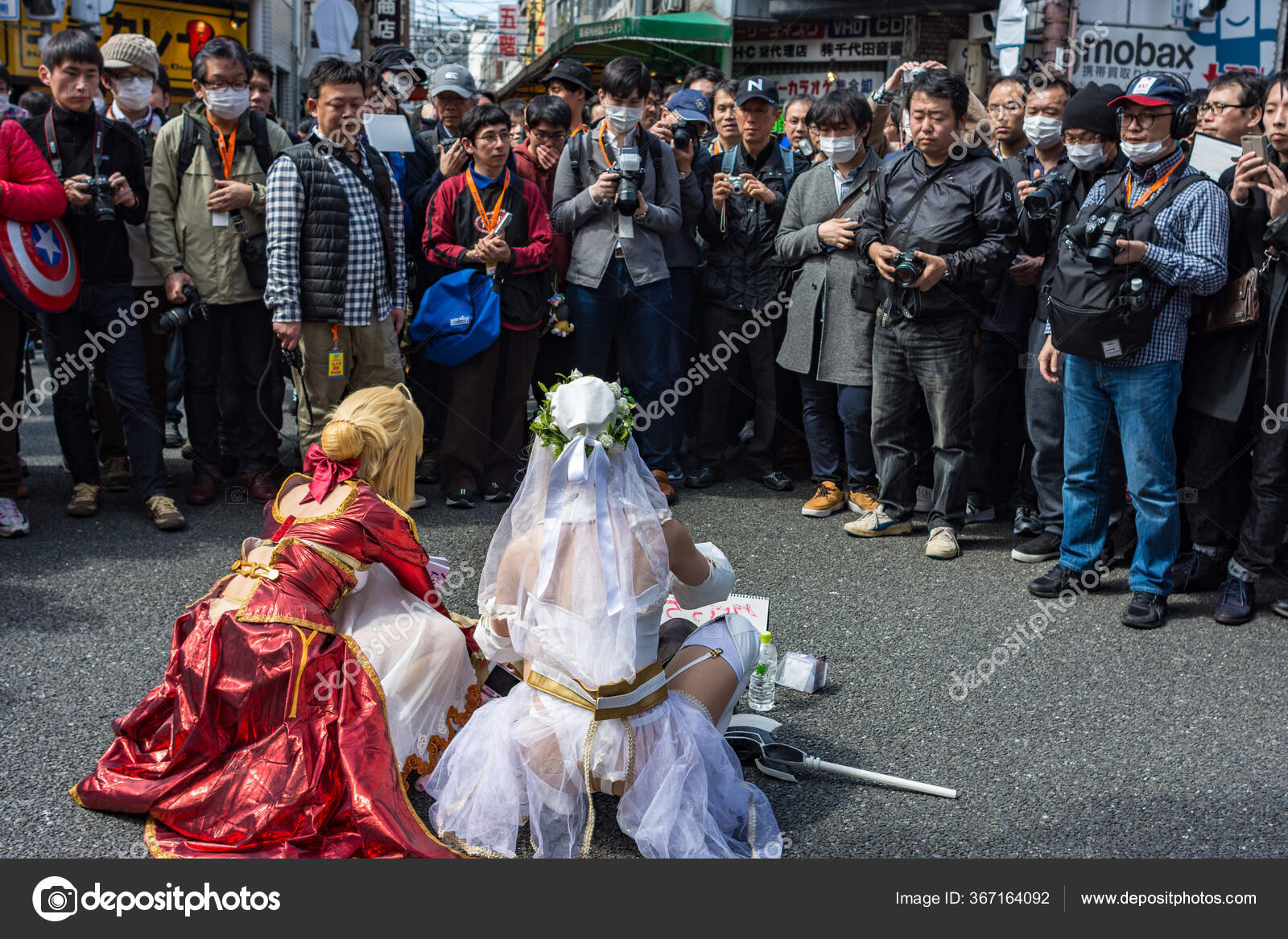 Osaka Japan March 18 Nipponbashi Street Festa Colorful Cosplay Anime Stock Editorial Photo C Kuzmire