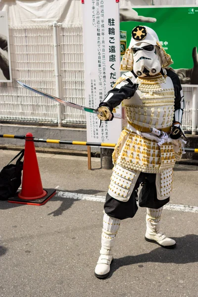 Osaka Japán 2018 Március Nipponbashi Street Festa Színes Cosplay Anime — Stock Fotó