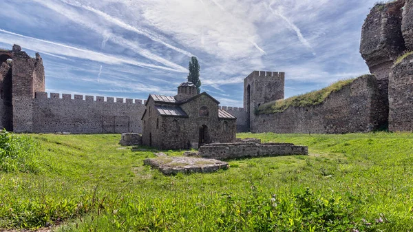 Fort Smederevo Een Middeleeuwse Vestingstad Smederevo Servië Hoofdstad Van Servië — Stockfoto