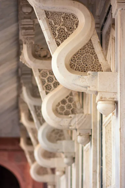 Détails Façade Sur Tombe Salim Chishti Fatehpur Sikri Ancienne Capitale — Photo
