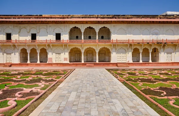 Anguri Bagh Garden Diwan Khas Hall Private Audiences Pavilion Agra — Stock Photo, Image