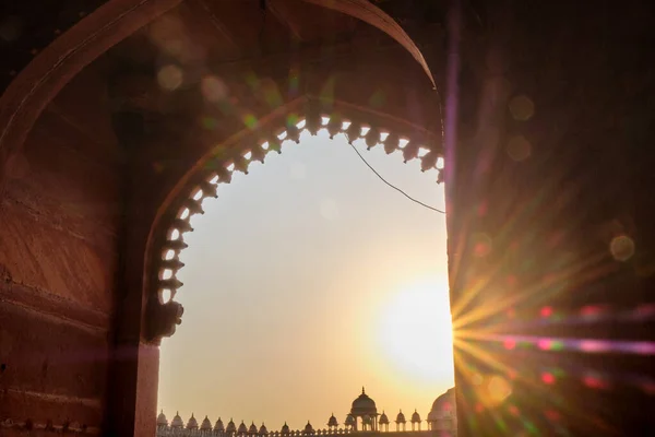 Buland Darwaza Πύλη Της Νίκης Κύρια Είσοδος Στο Jama Masjid — Φωτογραφία Αρχείου