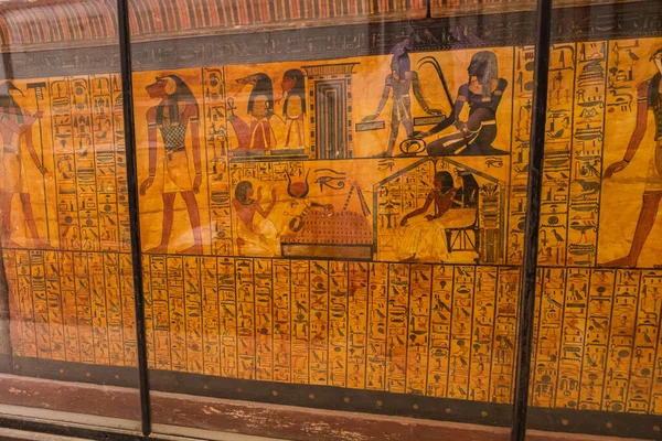 Kairo Ägypten Mai 2019 Hieroglyphen Ägyptischen Altertumsmuseum Der Weltweit Größten — Stockfoto