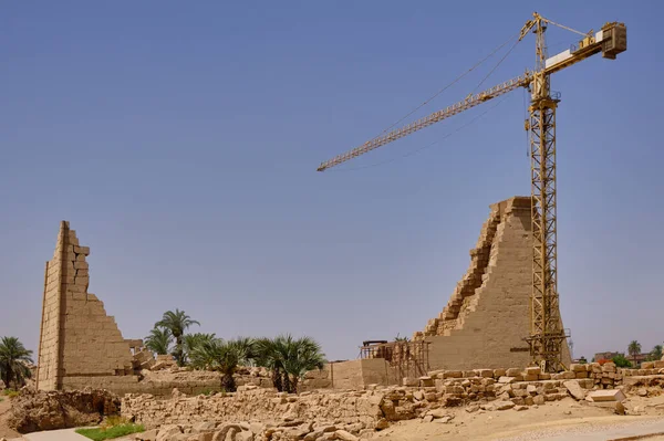 Luxor Egipto Mayo 2019 Restos Del Complejo Templos Karnak Del — Foto de Stock