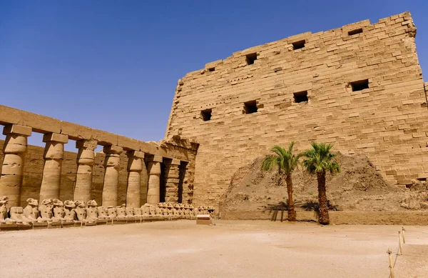 Complejo Del Templo Karnak Museo Aire Libre Karnak Construido Cerca —  Fotos de Stock