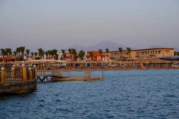 Hurghada Mısır Mayıs 2019 Hurghada Mısır Kızıldeniz Kıyısındaki Popüler Sahil — Stok fotoğraf
