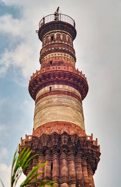 Qutub Minar Complex Μνημείο Παγκόσμιας Κληρονομιάς Unesco Στο Νέο Δελχί — Φωτογραφία Αρχείου