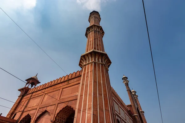 Masjid Jahan Numa Mesquita Jama Masjid Old Delhi Uma Das — Fotografia de Stock