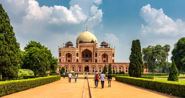 Delhi India 2019 Humayuns Grave Mausoleum Mughal Emperor Humayun New — 스톡 사진