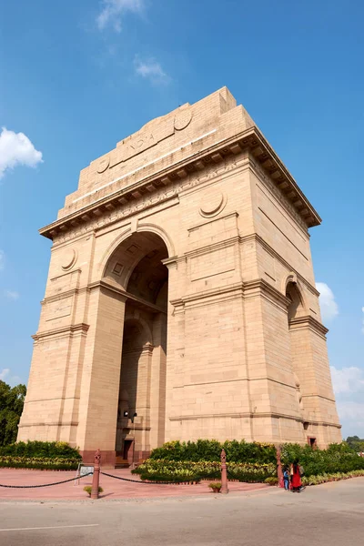 Нью Дели Индия Сентября 2019 Года Военный Мемориал Ворота Индии — стоковое фото