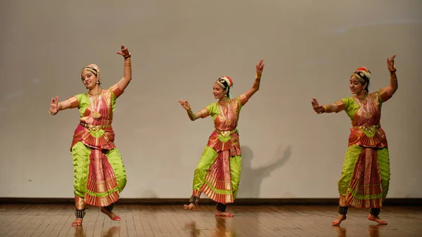 Delhi India Octubre 2019 Actuación Danza Clásica India Kathak Nueva — Foto de Stock