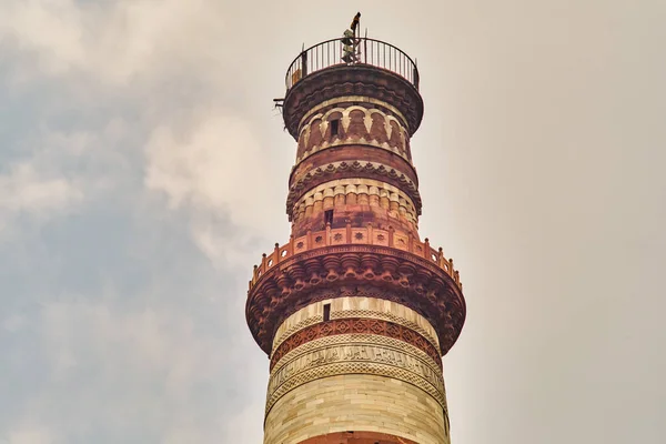 Qutub Minar Complex Μνημείο Παγκόσμιας Κληρονομιάς Unesco Στο Νέο Δελχί — Φωτογραφία Αρχείου