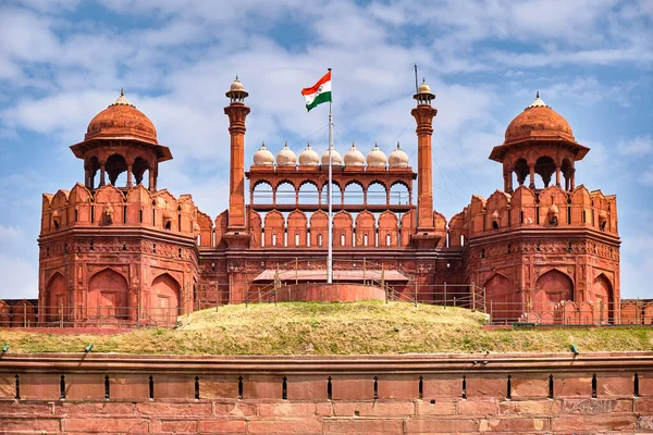 Ворота Лахори Главный Вход Исторический Красный Форт Нью Дели Индия — стоковое фото