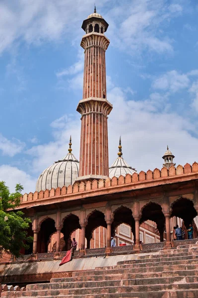 Delhi India Octubre 2019 Masjid Jahan Numa Mezquita Jama Masjid — Foto de Stock