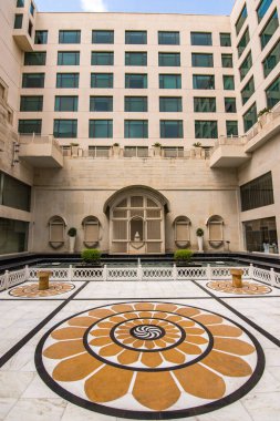 Jaipur, Rajasthan / Hindistan - 28 Eylül 2019: The Lalit Jaipur, Rajasthan, Hindistan 'da 5 yıldızlı lüks bir otel