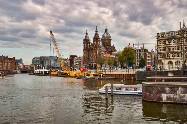 Amsterdã Holanda Outubro 2018 Cidade Amsterdã Capital Dos Países Baixos — Fotografia de Stock