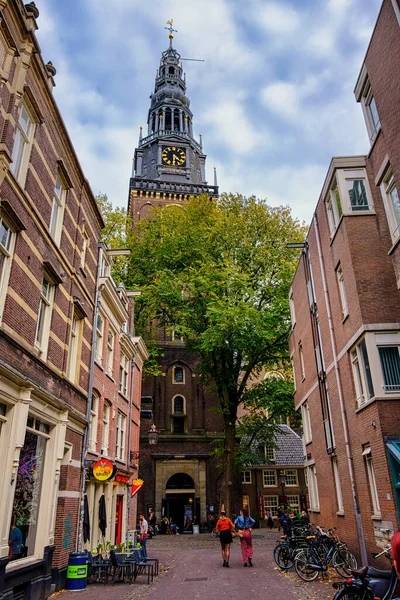 Amsterdam Netherlands October 2018 Oude Kerk Old Church Amsterdam Netherlands — Stock Photo, Image