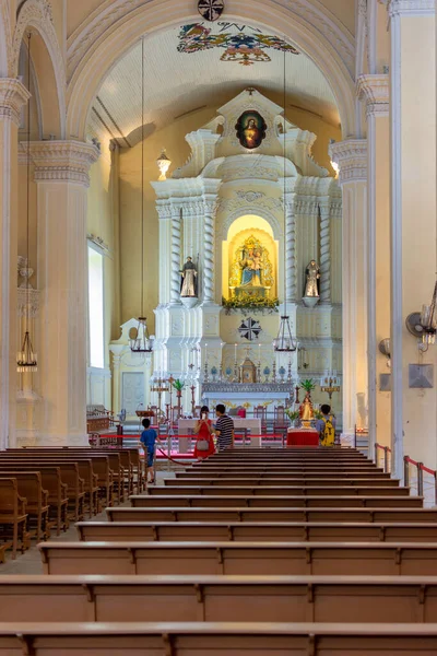 Macao Rae Macao China Julio 2015 Interior Iglesia Santo Domingo —  Fotos de Stock