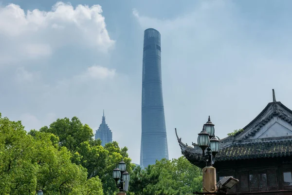 Shanghai China Juli 2015 Shanghai Tower Megatall Wolkenkrabber Pudong Nieuw — Stockfoto