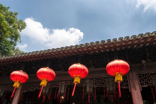 Histórico Complejo Templos Budistas Jingan Temple West Nanjing Road Centro — Foto de Stock