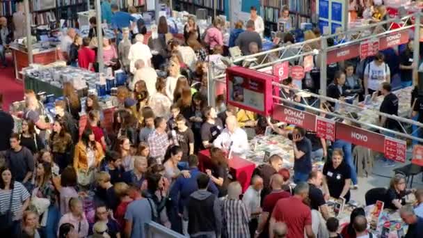 Belgrado Serbia Octubre 2019 64ª Feria Internacional Del Libro Belgrado — Vídeos de Stock