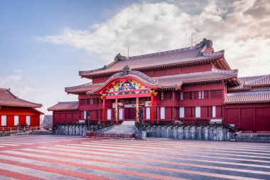 Shurijo Kalesi, Ryukyu Krallığının eski başkenti, UNESCO Dünya Mirasları Alanı Naha, Okinawa, Japonya