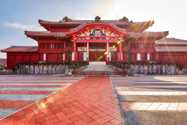 Shurijo Kalesi, Ryukyu Krallığının eski başkenti, UNESCO Dünya Mirasları Alanı Naha, Okinawa, Japonya