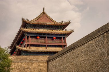 Xian, Shaanxi vilayetindeki Xian Şehir Duvarı kapısı, Çin
