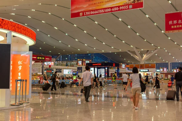 Shenzhen China Juli 2015 Station Shenzhenbei Shenzhen North Groot Intercity — Stockfoto