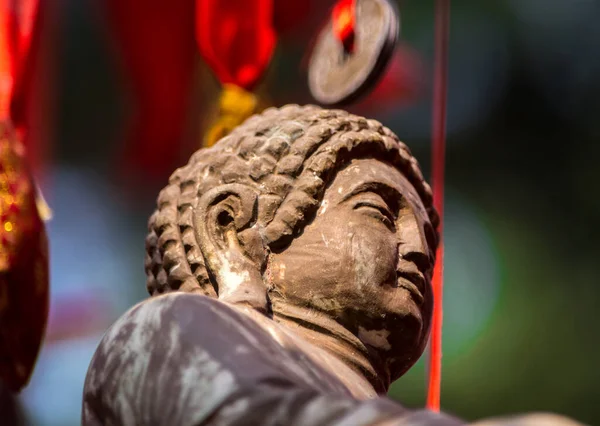 Buddha Staty Vid Åtta Stora Tempel Buddhistiska Komplex Badachu Park — Stockfoto