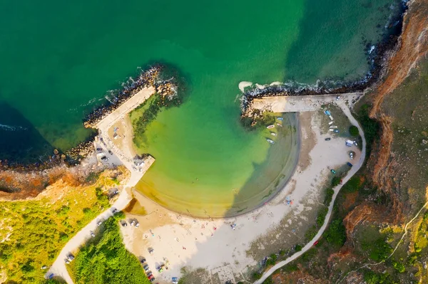 Playa Bolata Cabo Kaliakra Costa Norte Bulgaria Las Altas Orillas —  Fotos de Stock